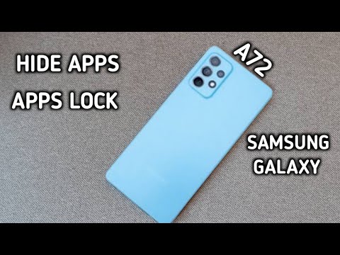 How To Hide & Apps Lock Samsung Galaxy A72 |