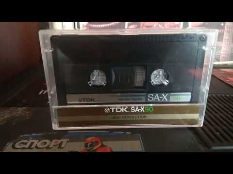 TDK SA-X90 chrome cassette (1985г) / #аудиокассета тип ll хром