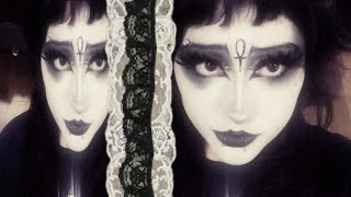 my trad goth makeup tutorial ..𓂃 ࣪ ִֶָ🦇་༘࿐