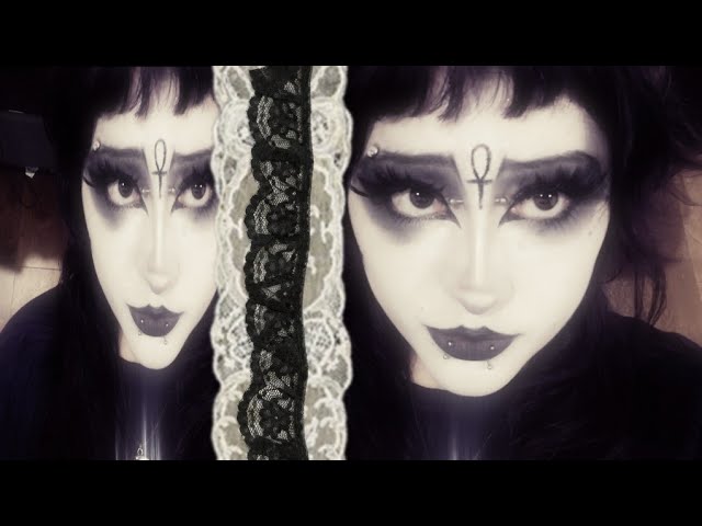 my trad goth makeup tutorial ..𓂃 ࣪ ִֶָ🦇་༘࿐