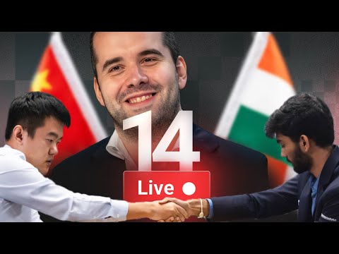 Матч на первенство мира 2024 | 14 партия 🎤 Ян Непомнящий