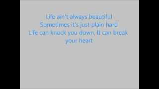 Gary Allan- Life Ain&#39;t Always Beautiful lyrics