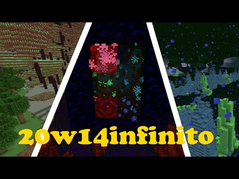 Esploriamo le nuove dimensioni *Minecraft Timelapse - 20w14infinito*