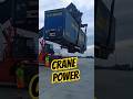 Giant Crane Loads Truck Like A Toy ️ Truckdriver Lkw Camion Bigrig Automobile Loading