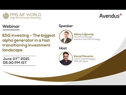 ESG investing - The biggest alpha generator in a fast transitioning investment landscape