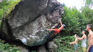 Video thumbnail: Climb For Life Woman, 7b (sit). Val Masino