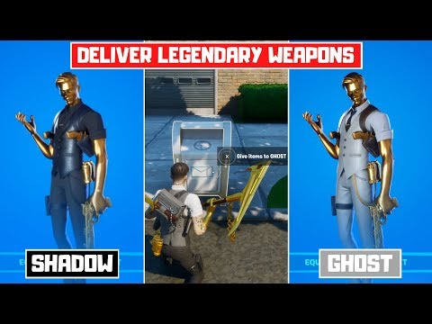 How to Unlock SHADOW or GHOST Midas Edit Style in Fortnite! - Deliver Legendary Weapons