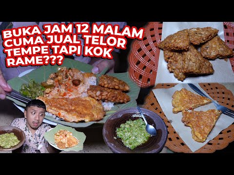BUKA TENGAH MALEM WARUNG DESA INI CUMA JUAL TEMPE TELOR TAPI KOK RAME??