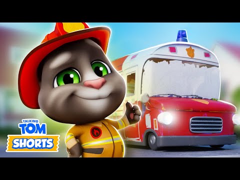 Tom the Firefighter 🚒 Talking Tom Shorts (S3 Episode 32)