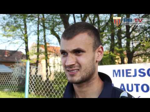 Zawodnicy Polonii Bytom o wygranym meczu z Kolejarzem Stróże