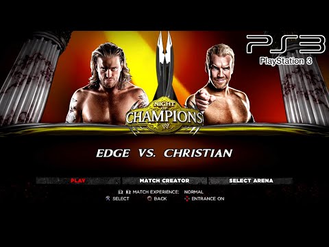 WWE '13 PS3 - Edge VS Christian [2K][mClassic]
