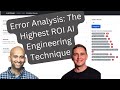 Error Analysis The Highest ROI Technique In AI Engineering
