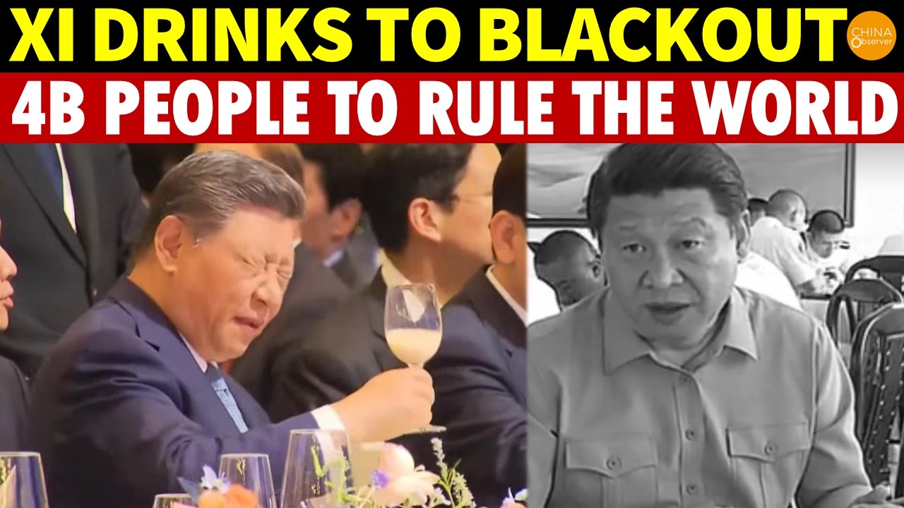 Insider Drops Bombshell: Xi Drinks To Blackout, China’s 4B People Plan To Rule The World