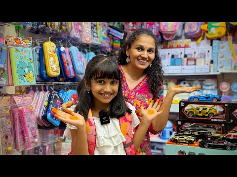 Stationery Shopping with Ammu 🛍️✏️| Cutest😍Back to School Items 2025! ||@v5familyshow