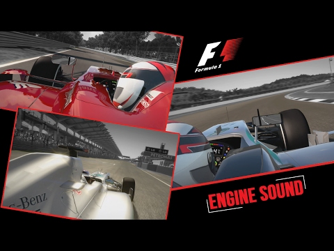 F1 Gameplay - F1 2012, 2014, 2016 ALL Engines Comparison [sound]