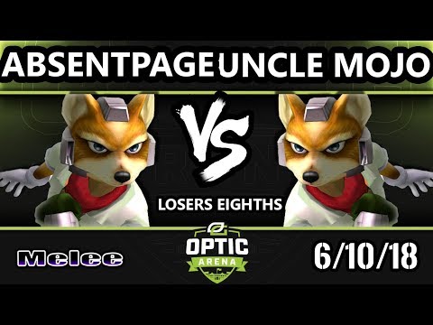 OpTic Arena SSBM - AbsentPage (Fox) Vs. Uncle Mojo (Fox) Smash Melee Losers Eighths
