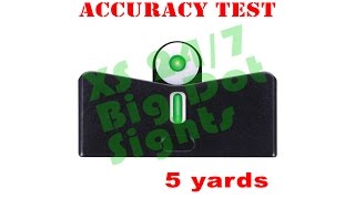 preview picture of video 'XS Big Dot sights: Accurate enough for plinking?'