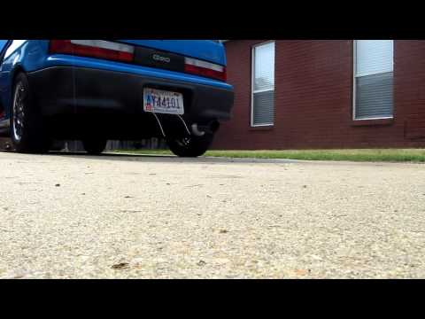 Geo Metro GTi new exhaust
