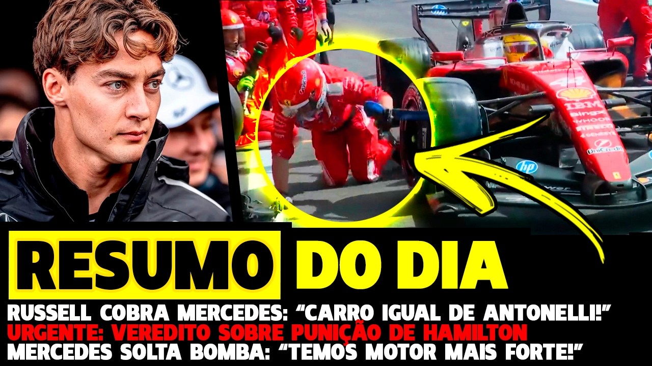 🚨MERCEDES SOLTA BOMBA, RUSSELL COBRA MERCEDES E VEREDITO SOBRE PUNIÇÃO DE HAMILTON | FÓRMULA 1