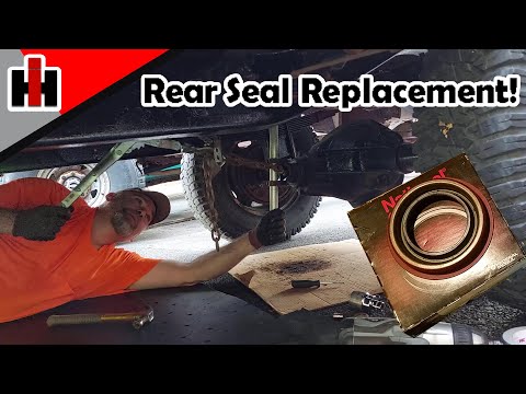 How to replace the rear pinion seal on a 1978 Chevy K20 4x4 14 Bolt Corporate rear axle