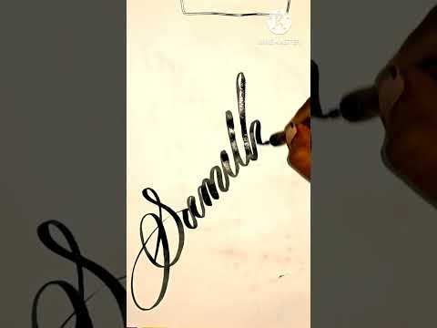 calligraphy/ name writing/samitha # shorts