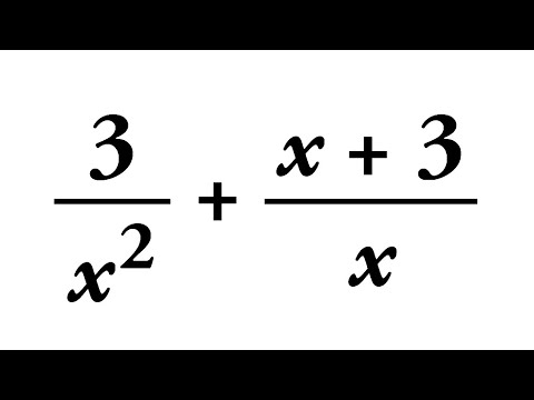 ¿SABES SUMAR ESTAS DOS FRACCIONES ALGEBRAICAS? Álgebra Básica