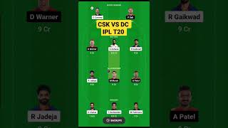 che vs dc dream11,csk vs dc dream11 team,chennai super kings vs delhi capitals dream11 prediction,