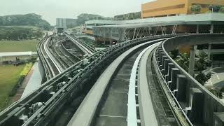 Singapore MRT Day 51 SBS transit C810A Set V51/V54 NE17/PTC Punggol To PE6 Oasis Departing 