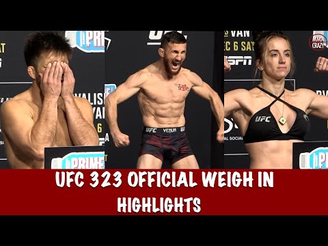 UFC 323 Official Weigh in Highlights, 1 BIG WEIGHT MISS , 1 SMALL MISS