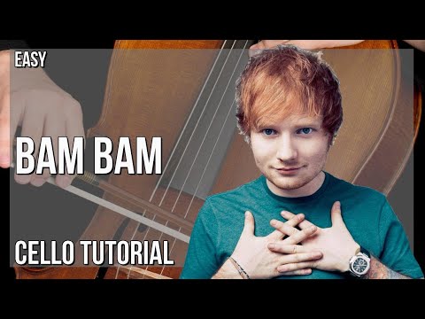 How to play Bam Bam by Camila Cabello ft Ed Sheeran on Cello (Tutorial)