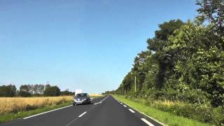 preview picture of video 'Driving Along The D63 & D107 From Plonévez-Porzay To Cast, Finistère, Brittany, France'