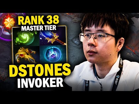 RANK 38 CHINA SERVER DSTONES PLAYS INVOKER EPIC GAMEPLAY - DOTA 2 INVOKER 7.20D