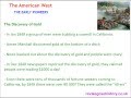 American West - The Early Pioneers - The California Gold Rush