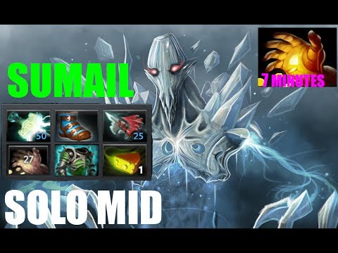 Electric Speed Build - SumaiL Mid Solo Ancient Apparition Dota 2 7.06c