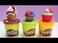 Play Doh Tupperware Cupcakes Playdough Desserts Cupcake Tower Baking Station Hasbro Toys