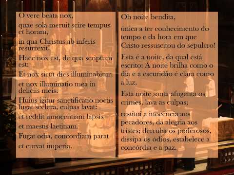 Praeconium Paschale: "Exsultet"