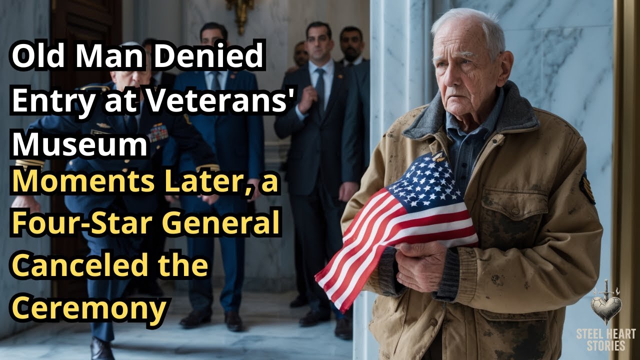 Old Man Denied Entry at Veterans' Museum — Moments Later, a Four-Star General Canceled the Ceremony
