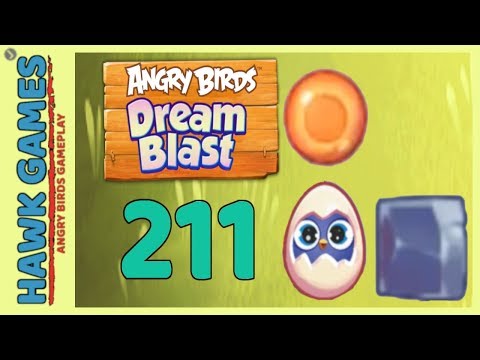 Angry Birds Dream Blast Level 211 - Walkthrough, No Boosters