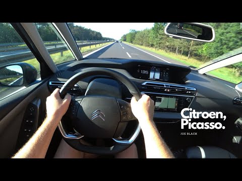Citroen C4 Picasso (1.6 BlueHDI 120 hp) 4K | POV Test Drive #068 Joe Black