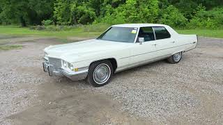 1972 Cadillac Sedan DeVille Walk Around and Drive Away