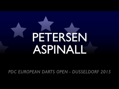 PDC European Tour: Düsseldorf | Petersen vs Aspinall | 1st round