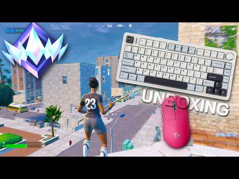 Unboxing the Aula F75 Keyboard + Fortnite Ranked Reload Gameplay ASMR 240 FPS 4K