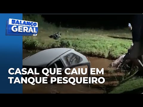 Giuliano vai até Jaguapitã para conversar com homem que salvou casal que caiu em tanque de pesqueiro