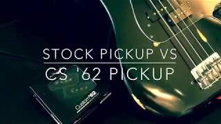 Video thumbnail for Fender Precision Pickup Comparison | Fender Stock vs Fender CS'62 by Obrad Lacarac