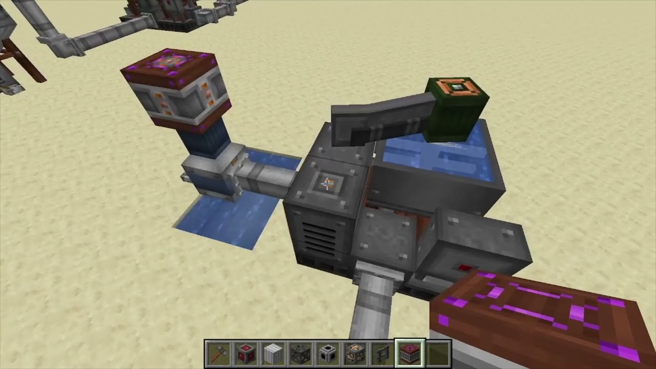 Immersive Engineering: Mixer (How to make concrete)