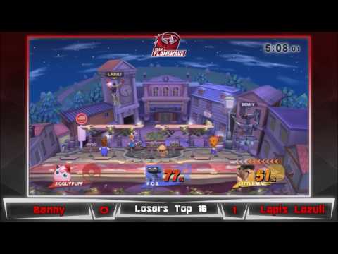Team Flamewave: One Year Anniversary - Benny (ROB) vs Lapis lazuli (Little Mac) Losers Top 12