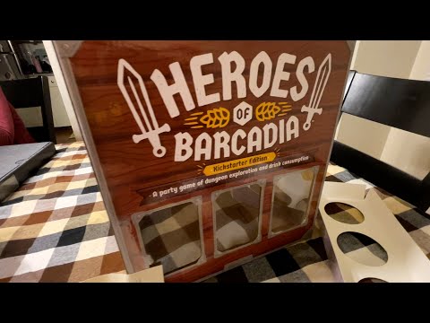 Heroes Of Barcadia: Kickstarter Edition Unboxing | VLOGMAS: DAY NINE