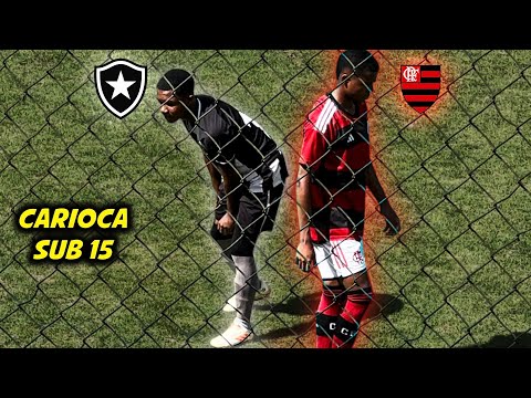 Jogo sub 15  - Botafogo vs Flamengo campeonato carioca