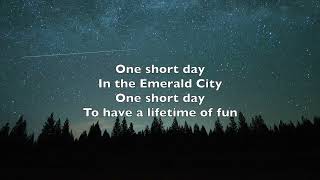 Idina Menzel and Kristin Chenoweth- One Short Day Lyrics (From Wicked)