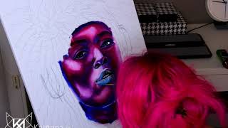 AmbiLyrics Study Hall Time-lapse Portrait